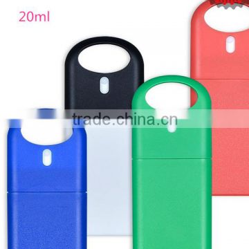 20ml plastic atomizer for hand sanitizer, purse perfume atomizer