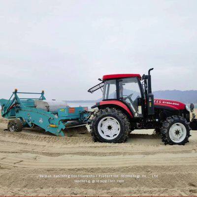 Beach garbage cleaning and collection vehicle Beach cleaning machine