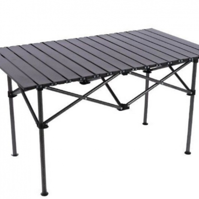 Camping Dining Grill Folding Table Portable With Aluminum Frame for Outdoor Glamping