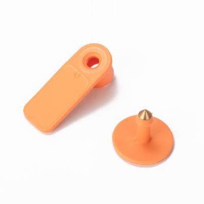 RFID двухчастные (женские и мужские) флаговые слухи для овец и коз - прочные слухи с высокой степенью удержания