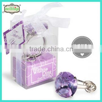 Hot sell crystal keyring for party favors china