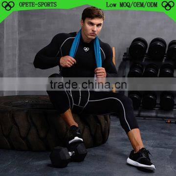 (OEM ODM FACTORY/Trade Assurance)sports tracksuit men, mens compression wear,polyester rash guard