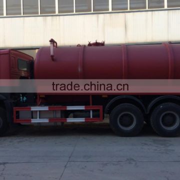 2015 jinan manufacture hot selling 16CBM Sewage Suction truck