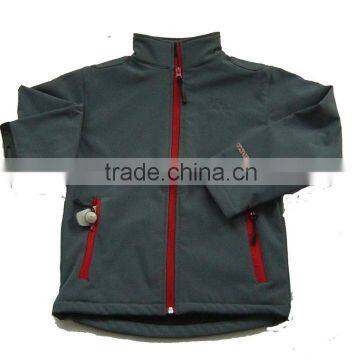 orange softshell jacket