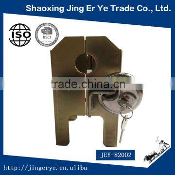 Camping gear, trailer lock body, trailer alarm
