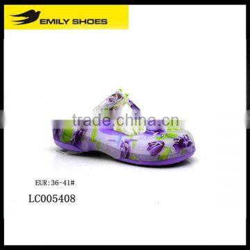 PVC upper EVA injection high quality clogs