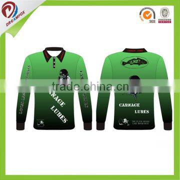 custom polyester fishing shirt sublimation custom cheap fishing t shirt