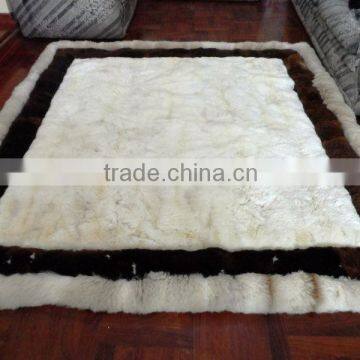 Alpaca Rug Carpet Bedspread 85x79" Peru