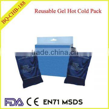 Microwavable reusable hot cold pack