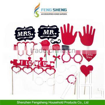 20pcs Wedding Photo Booth Props On A Stick Mustache