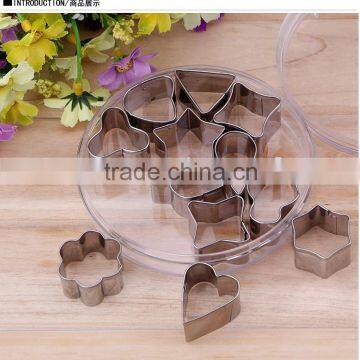 YangJiang factory manufature good quality different shape small size stainless steel cookie mould