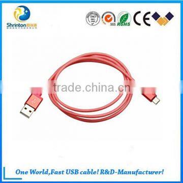 Remax Skynet Colorful Nylon + Aluminum 2.1A 1.0m Micro USB Data Cable for Samsung