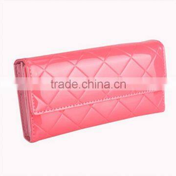 Fashion Bright pu Lady Long Wallet photo-5