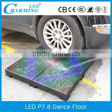 2016 New Aluminum diecast Indoor weight led dance floor for disco xxx pohot