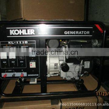 AC Single Phase 8KW key start KOHLER gasoline generator power set (KGE10E)
