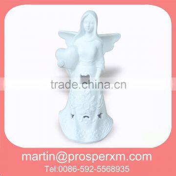 2014 New design porcelain angel led tealight