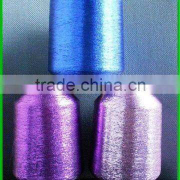 Supported MX type gold metallic yarn for knitting