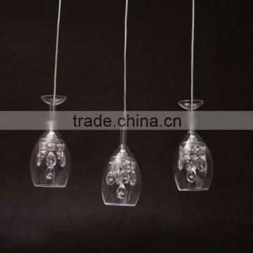 Glass Hanging Light with Hotel ,House LED Light RT13038-3