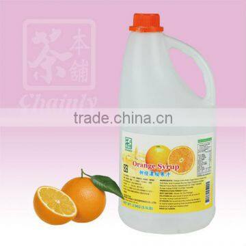 Orange Flavored Concentrated Syrup