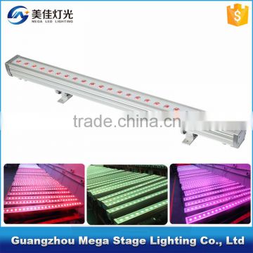 24x3watt waterproof rgb led wall washer 1.5m light