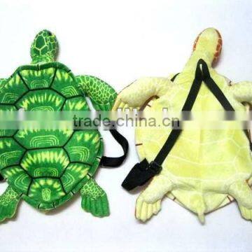 Very cute stuffed animal turtle plush kids toy backpack