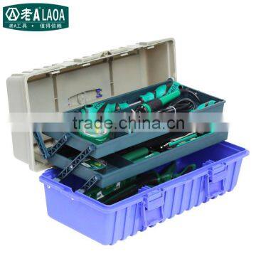 LAOA 23pcs Home Use Hand Tool Box Set,telecommunications Tool Set,Cellphone Repair,Electric Soldering Iron,multimeter Set photo-5