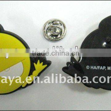 Cute design soft plastic badge