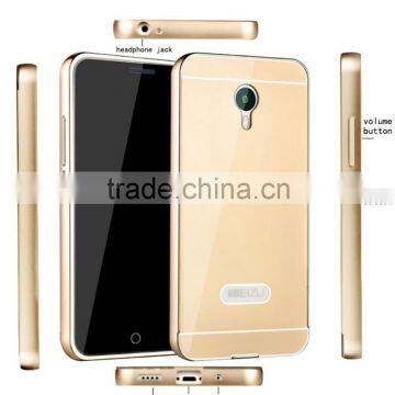 Keno Stylish Ultra Thin Lightweight Shockproof CNC Aluminum Metal Bumper Frame With Hard PC Back Case Cover for Meizu M2 Note photo-6