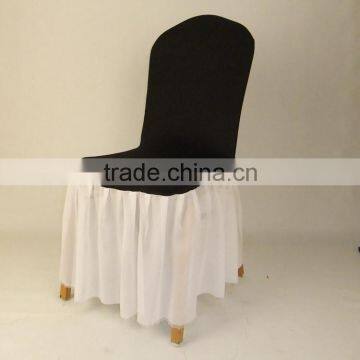 fashion spandex chair cover ruffled chair cover