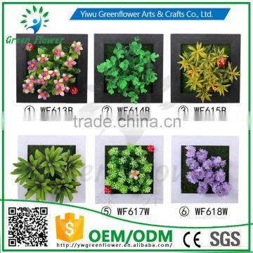 2016 Wholesale 3D DIY wall artificial plants beautiful photo frame for Home decorations