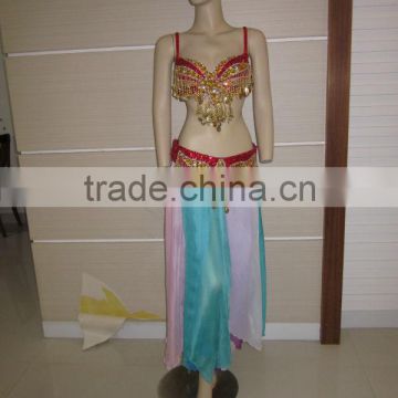 red Tribal Belly Dance wear (XF-032)