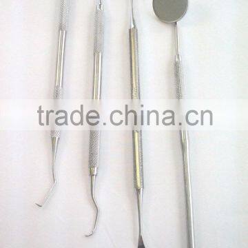 Dental Tartar Calculus Plaque Remover Tooth Scraper Dental Mirror and Scaler Set photo-6