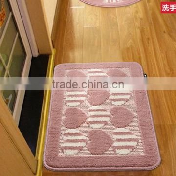 luxury design royal anti-slip bathroom area rugs made in turkey