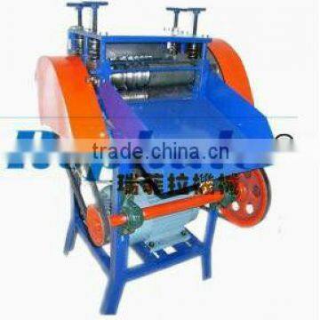 Dual-channel pole cable stripping machine