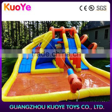 inflatable water park slide pool slide infaltable pvc slide water