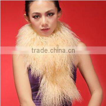 High quality New style big Tibet sheep fur collar for garment