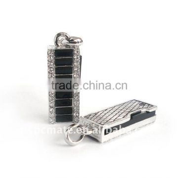 necklace usb flash drive with diamond