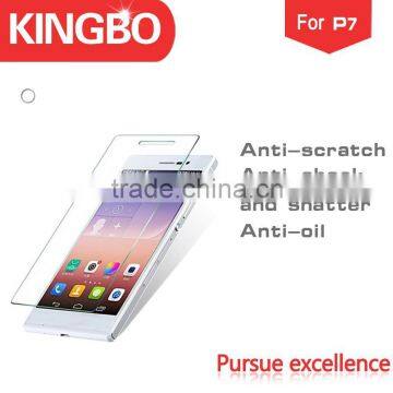 2.5D round edge 0.33mm Tempered glass screen protector for Huawei P7