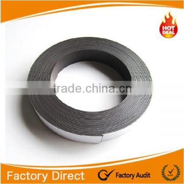 China manufacturer wholesale extrusion magnet strip with 3M adhesive 12.7*1.5mm