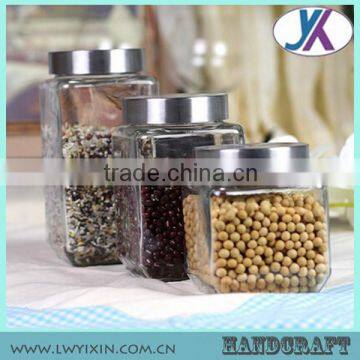 500ml food coffee sugar tea glass canisters jar
