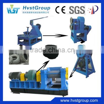 Used rubber tires recycling machines/waste tire recycling line