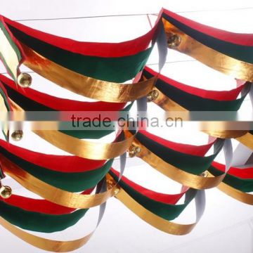 Christmas decorations 3m wave flag Christmas flag Christmas tree ornaments