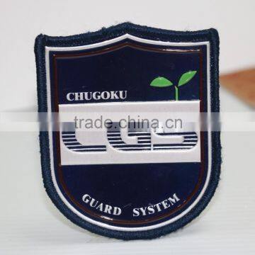 high frequency reflective garment patch , high-frequency patch with embossed logo