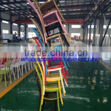 High Grade Stackable Colorful Resin Thonet Chair