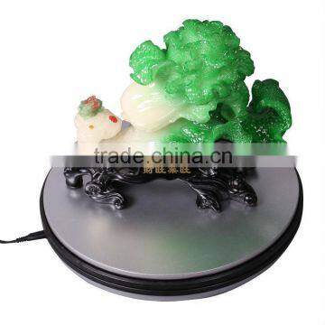 dia35cm MDF&plastic motorized dynamic display equipmentfor photography props 3d scanning Christmas tree rotating display and man