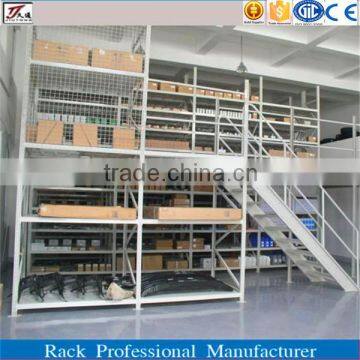 Space saving storage equipment heavy duty steel mezzanine rack