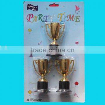 Plastic Goldtone Trophy cups