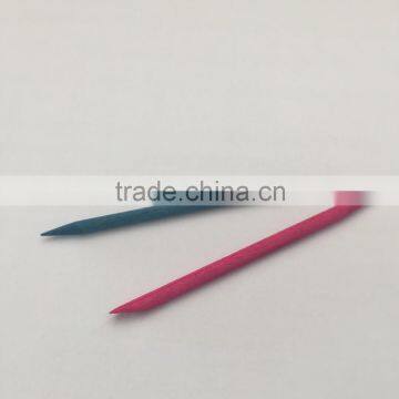 Pink or blue color wooden sticks