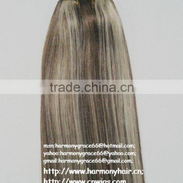 HIGH QUALITY remy grey human hair weaving