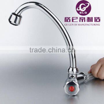 GLD A Kitchen faucet Copper for cold and hot water tap Sink faucetVegetable washing basin 360 degree rotating faucet